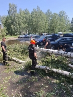 Молодежь в деле! Ликвидация последствий стихии!