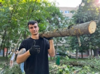 Молодежь в деле! Ликвидация последствий стихии!