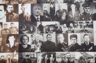 В Могилеве собрали панно из 500 снимков ветеранов и участников войны — их предоставили близкие героев