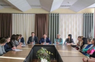 Лидер БРСМ встретился с коллективом ОАО «Лента»