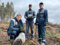 «Зелёный старт»: молодые специалисты Могилёва вместе с союзной молодежью высадили сеянцы в рамках акции «Лес! Дабро! Парадак!»