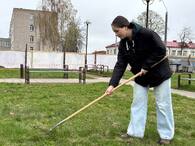 Республиканский субботник в Могилёве: Молодёжь выбирает конкретные дела!